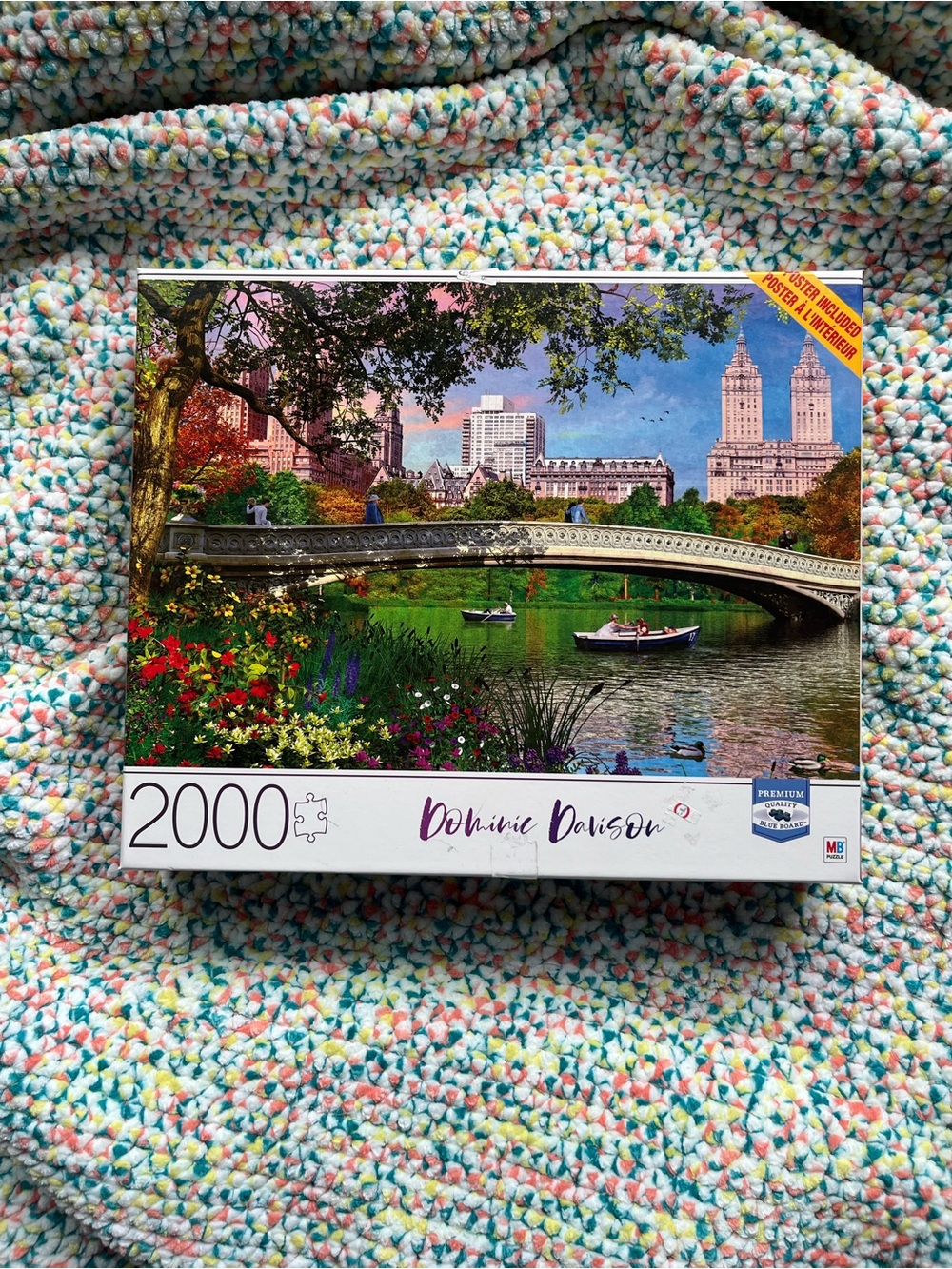 Milton Bradley View of Bow Bridge 2000 piece puzzle
